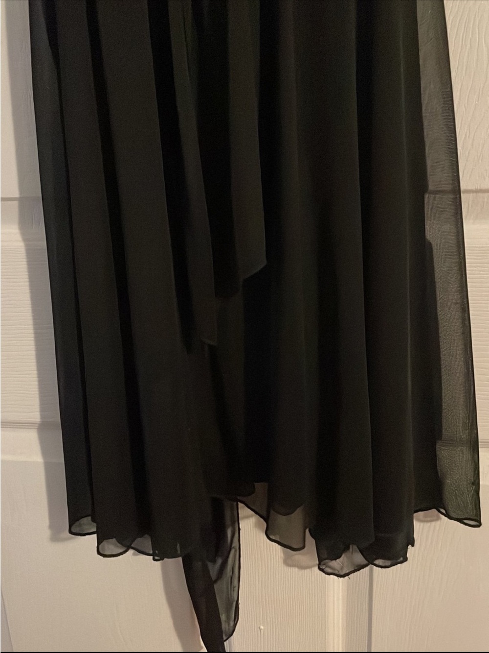 Crystal Doll Mint and Black Spaghetti Strap Cocktail Dress - Picture 4 of 6